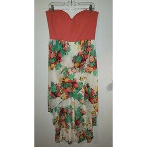 Kate Womens Sz 2XL Floral Maxi Dress Y2K Fairy Whimsy Flowy Cute Summer Vacation